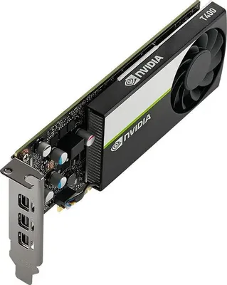 Видеокарта 4Gb &amp;lt;PCI-E&amp;gt; GDDR6 NVIDIA Quadro T400 &amp;lt;900-5G172-2240-000&amp;gt; Mini DisplayPort x3, cable + bracket, 4GB, Bulk Packing