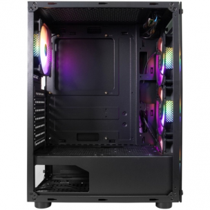 Корпус 1STPLAYER FIRE DANCING V3-B / ATX, TG / 4x120mm LED fans inc. / V3-B-4.