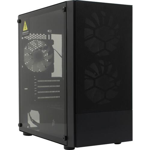 Корпус 1STPLAYER  FIREBASE X4-M Black / mATX, TG / 1x120mm &amp;amp; 2x140mm LED fans inc. / X4-M-BK-2F1P-1F1 