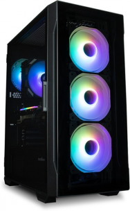 Корпус ZALMAN I3 NEO TG BLACK, ATX, BLACK, FRONT TG, WINDOW, 2x3.5&amp;quot;, 3x2.5&amp;quot;, 1xUSB2.0, 2xUSB3.0, FRONT 3x120mm RGB, REAR 1x120mm RGB