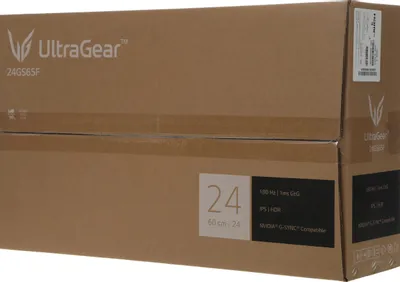 Монитор 23,8&amp;quot; LG 24GS65F-B черный (1920x1080, 180Hz, IPS, 1ms, 300cd, HDMI, DP, Pivot)