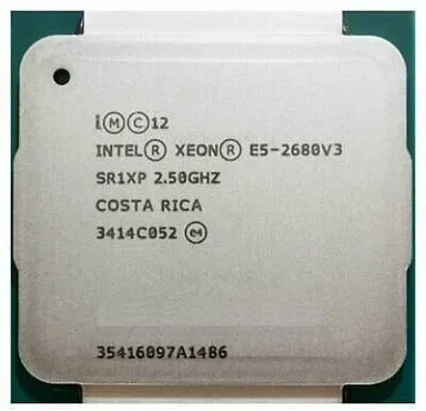 Процессор Intel Xeon E5-2680 V3 2,5 ГГц/12 ядер/24 потока купить в ...