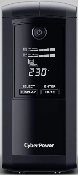 ИБП 1000VA CyberPower VP1000EILCD Line-Interactive 1000VA/550W USB/RS-232/RJ11/45 (6 IEC С13)