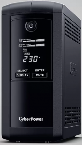 ИБП 1000VA CyberPower VP1000EILCD Line-Interactive 1000VA/550W USB/RS-232/RJ11/45 (6 IEC С13)