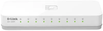 Коммутатор D-Link DES-1008C Small case 8-port UTP 10/100Mbps Auto-sensing, Stand-alone, Unmanaged