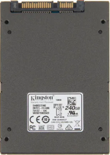 SSD накопитель Kingston A400 SA400S37/240G 240ГБ, 2.5&quot;, SATA III, SATA