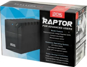 ИБП 800VA PowerCom  Raptor <RPT-800A EURO>