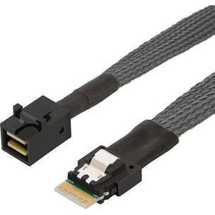 Кабель Gigabyte Cable miniSAS HD (SFF-8643) to SlimSAS x4 (SFF-8654) 650mm (25CFI-650820-A4R)
