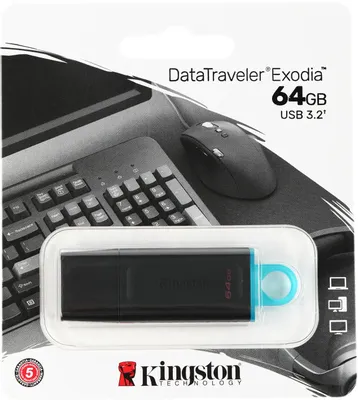 Флешка Kingston DataTraveler Exodia &amp;lt;DTX/64GB&amp;gt; USB3.2 Flash Drive 64Gb (RTL)
