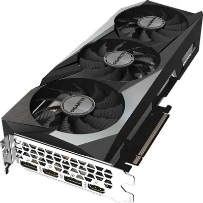 Видеокарта GIGABYTE NVIDIA GeForce RTX 3070 GV-N3070GAMING OC-8GD 2.0 LHR 8ГБ GDDR6, OC, LHR, Ret