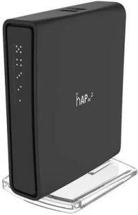 Wi-Fi роутер MIKROTIK hAP ac2 US, AC1200, черный [rbd52g-5hacd2hnd-tc]