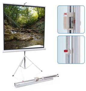 Экран ScreenMedia Apollo 183x244 Matte White на треноге