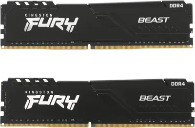 Оперативная память 16Gb Kingston Fury Beast &amp;lt;KF436C17BBK2/16&amp;gt; DDR4 DIMM 2x8Gb KIT &amp;lt;PC4-28800&amp;gt; CL17
