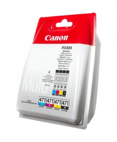 Набор картриджей CANON CLI-471 BK/C/M/Y MULTIPACK 0401C004 для Canon Pixma MG5740, MG6840, MG7740