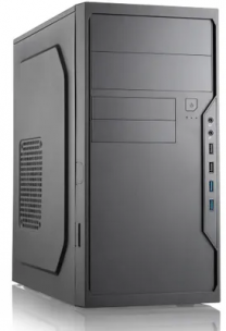 Корпус Miditower Foxline FL-733R-FZ450R-U32 mATX, 2x5.25EXT, 2x3.5EXT, 5x3.5INT, 2xUSB3.0, 2xUSB2.0, HDA, w/o FAN, w/450W ATX PSU, w/1.2m EU pwr cord