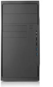 Корпус Miditower Foxline FL-733R-FZ450R-U32 mATX, 2x5.25EXT, 2x3.5EXT, 5x3.5INT, 2xUSB3.0, 2xUSB2.0, HDA, w/o FAN, w/450W ATX PSU, w/1.2m EU pwr cord