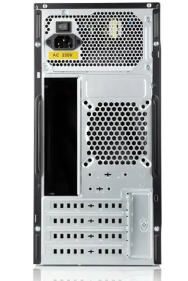 Корпус Miditower Foxline FL-733R-FZ450R-U32 mATX, 2x5.25EXT, 2x3.5EXT, 5x3.5INT, 2xUSB3.0, 2xUSB2.0, HDA, w/o FAN, w/450W ATX PSU, w/1.2m EU pwr cord