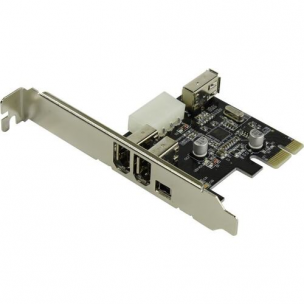Контроллер Espada &lt;PCIe1394a&gt; (OEM) PCI-Ex1, IEEE 1394, 3  port-ext, 1 port-int