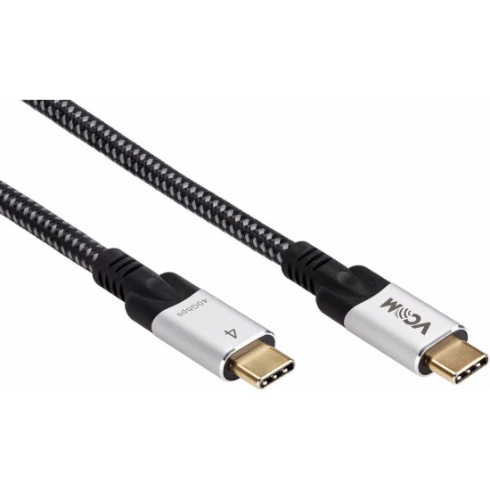 Кабель USB Type C (m) - USB Type C (m) VCOM CU560-1.5M 5K@60Hz, 8K@30Hz 40GBps, PD 240W, 1.5м