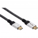 Кабель USB Type C (m) - USB Type C (m) VCOM CU560-1.5M 5K@60Hz, 8K@30Hz 40GBps, PD 240W, 1.5м