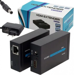Адаптер аудио-видео PREMIER 5-877, HDMI (f) - RJ45 , ver 1.4